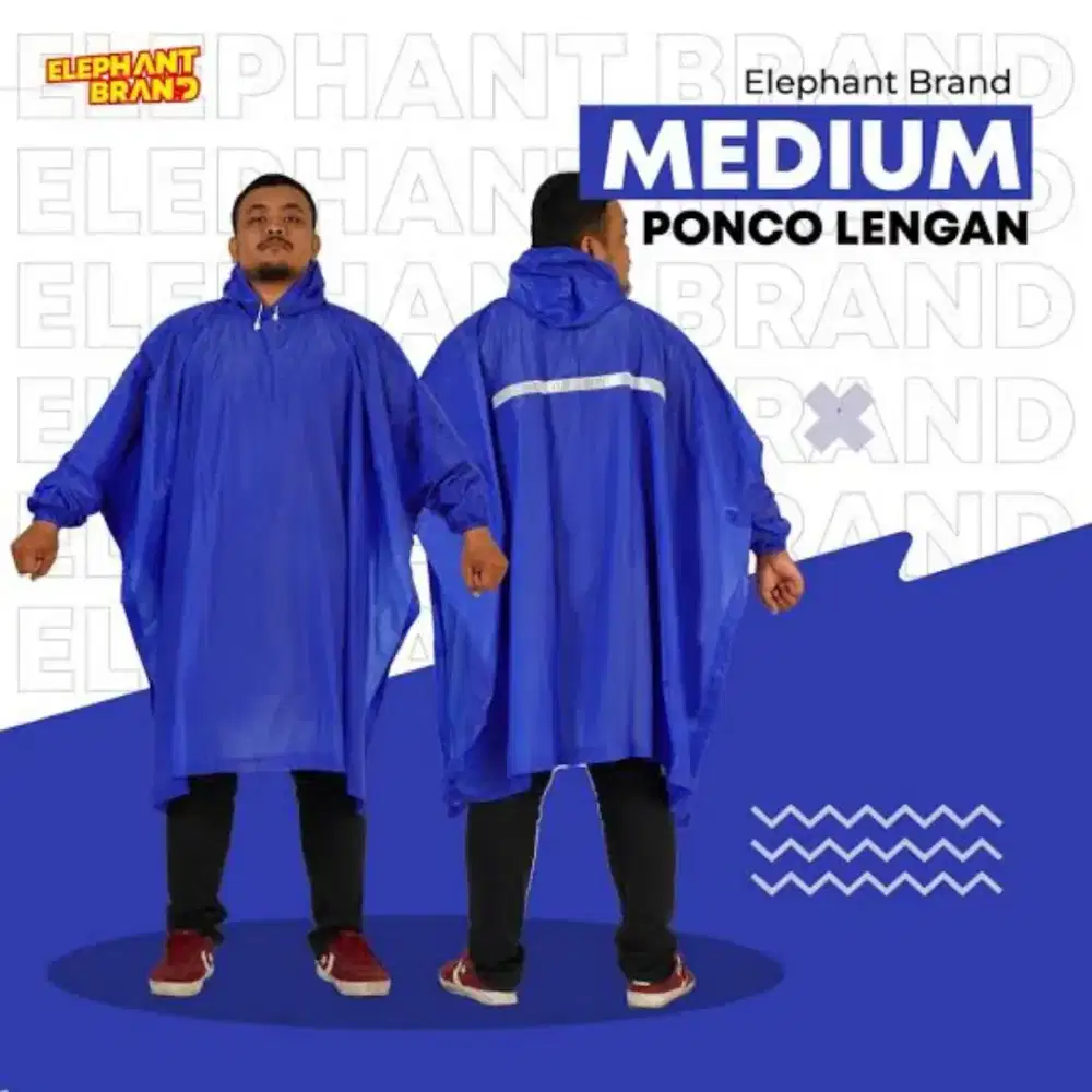 Jas Hujan Elephant Ponco Medium