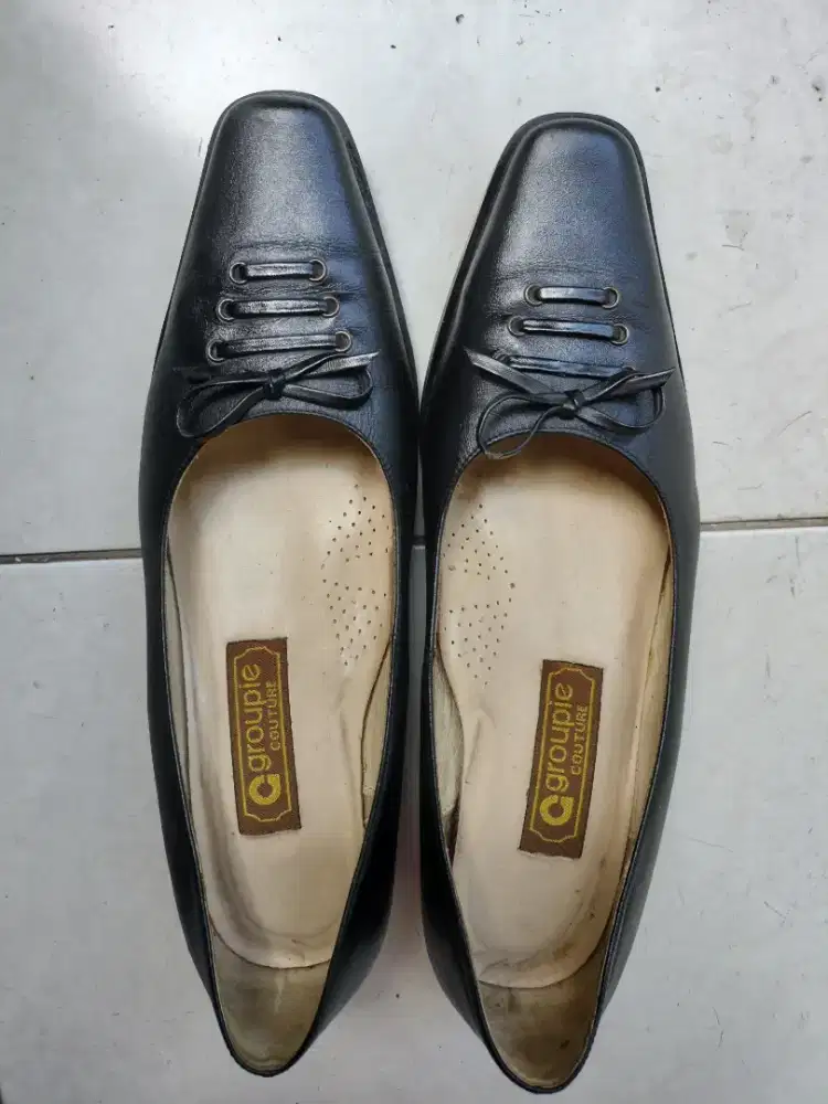 Sepatu kulit asli uk 41 panjang 27.5 cm