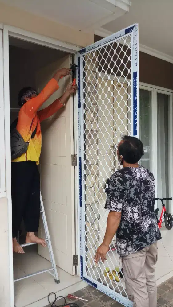 Pintu alumunium kassa nyamuk pintu besi kassa nyamuk
