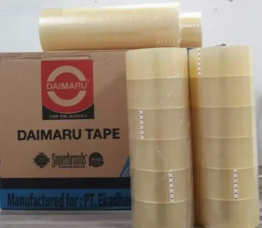 Lakban OPP Daimaru Tape 2 Inchi 90 Yard Sekotak Isi 72pcs