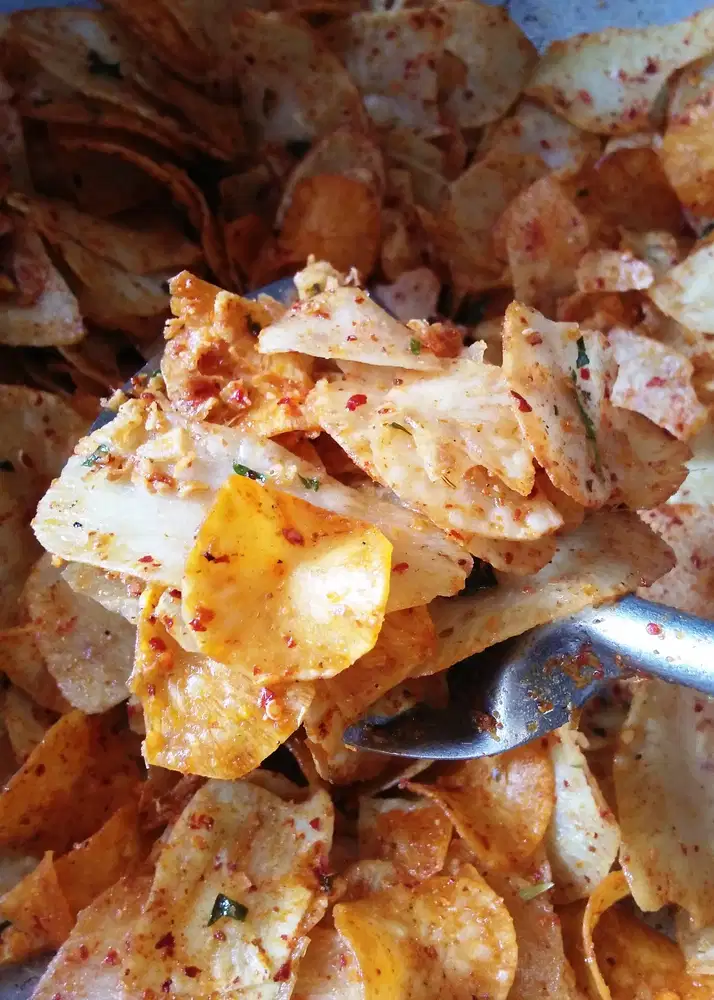 Keripik Singkong Pedas Bunda