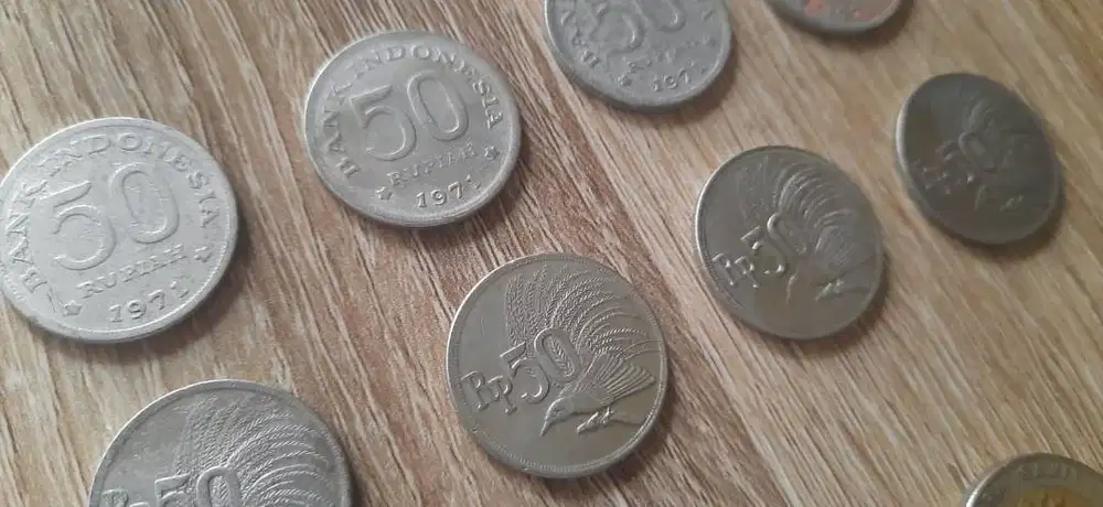 Uang 50 tahun 1971 uang Kuno Rp.50
