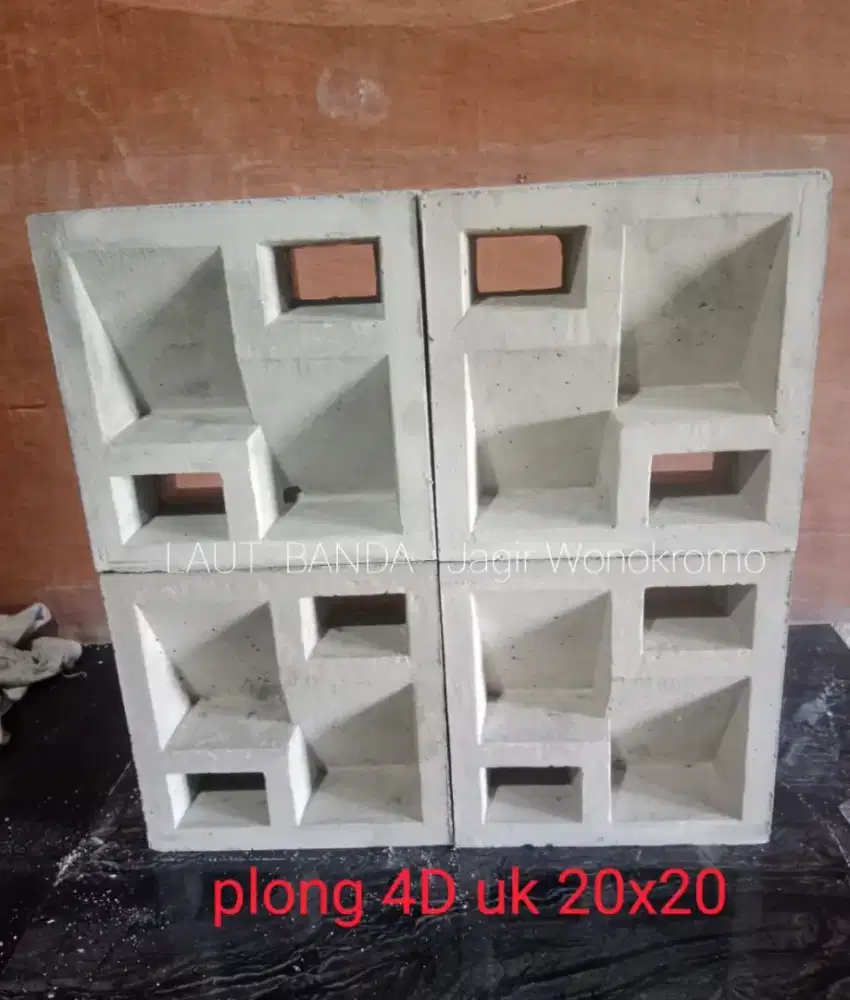 Roster / Loster Plong 4D Putih, Dua Sisi