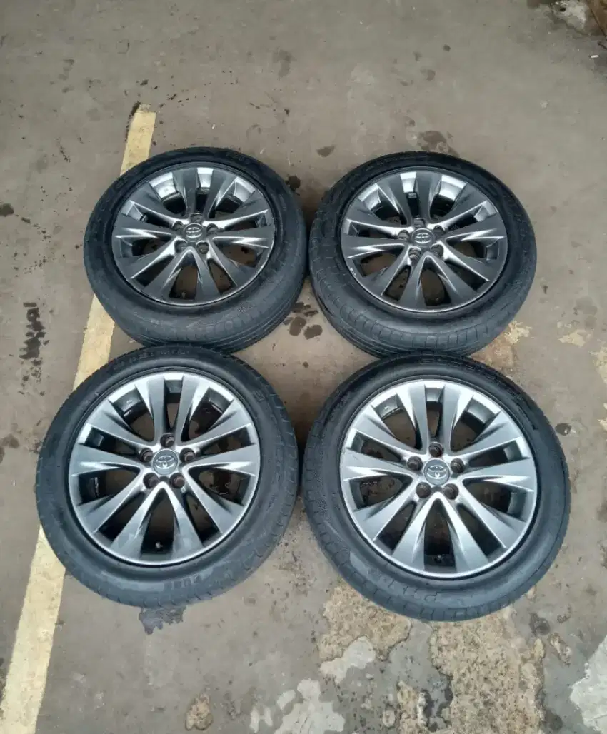 Velg alphard r18 5x114 lbr7,5 et45 sepaket ban