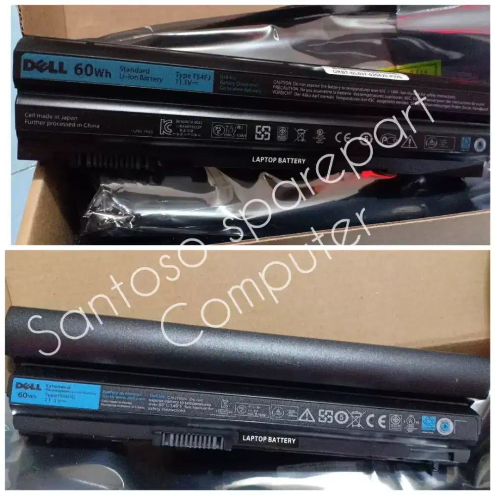 Baterai laptop DELL latitude Inspiron Original