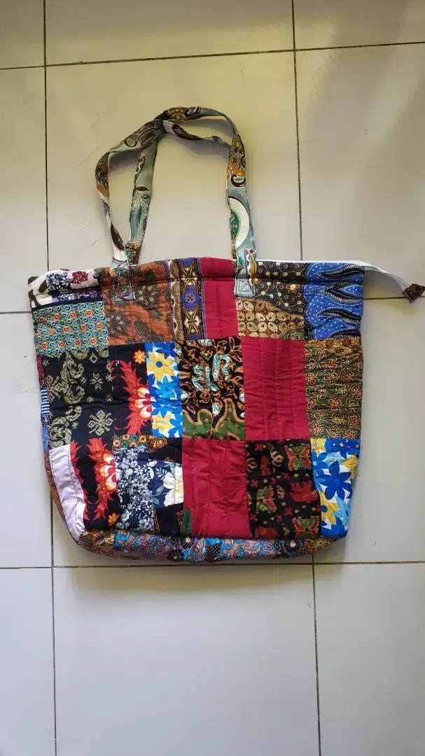 Dijual tas kain (handmade) uk. 50cmx65 cm