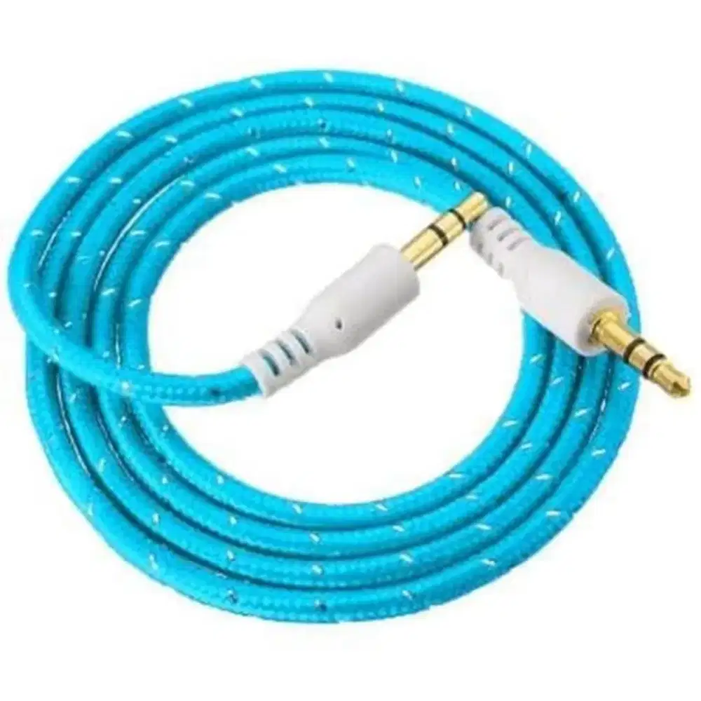 Kabel Aux Jack 3.5mm Male to Male Panjang 1 Meter
