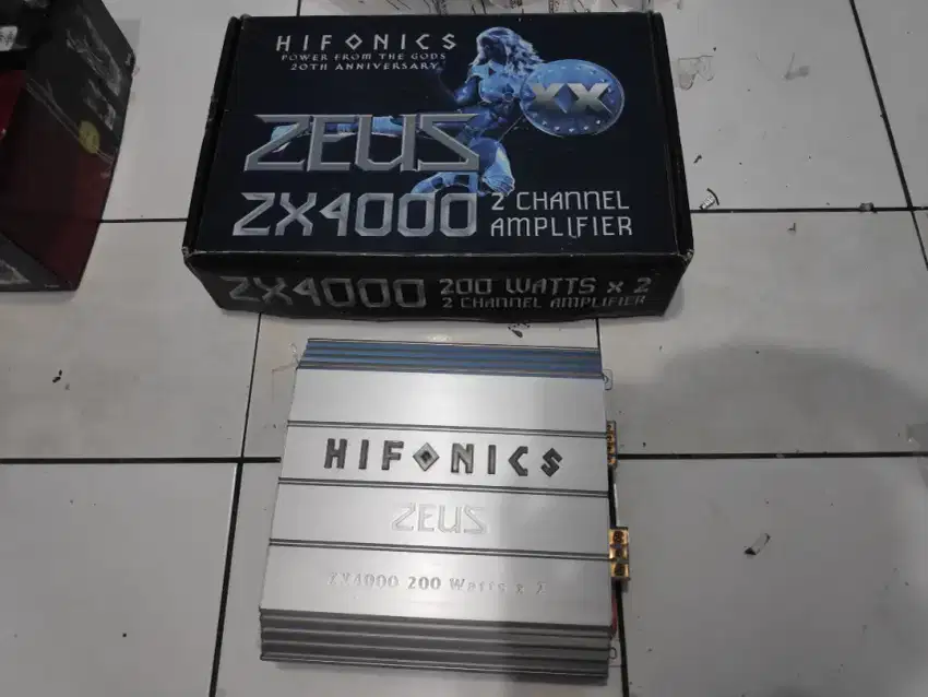 Power Amplifier Hifonics Zeus ZX4000 Special Edition 20th Second