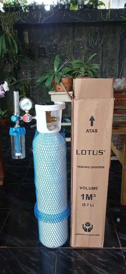 tabung oksigen lengkap