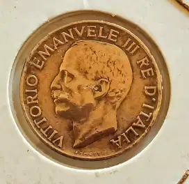 Coin 5 Centimes Italy 1929