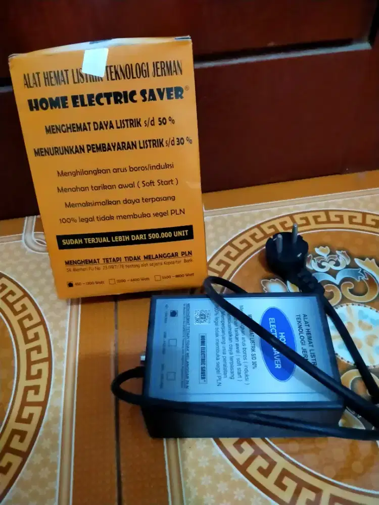 Alat Penghemat Listrik - Home Electric Saver (450-1300 Watt)