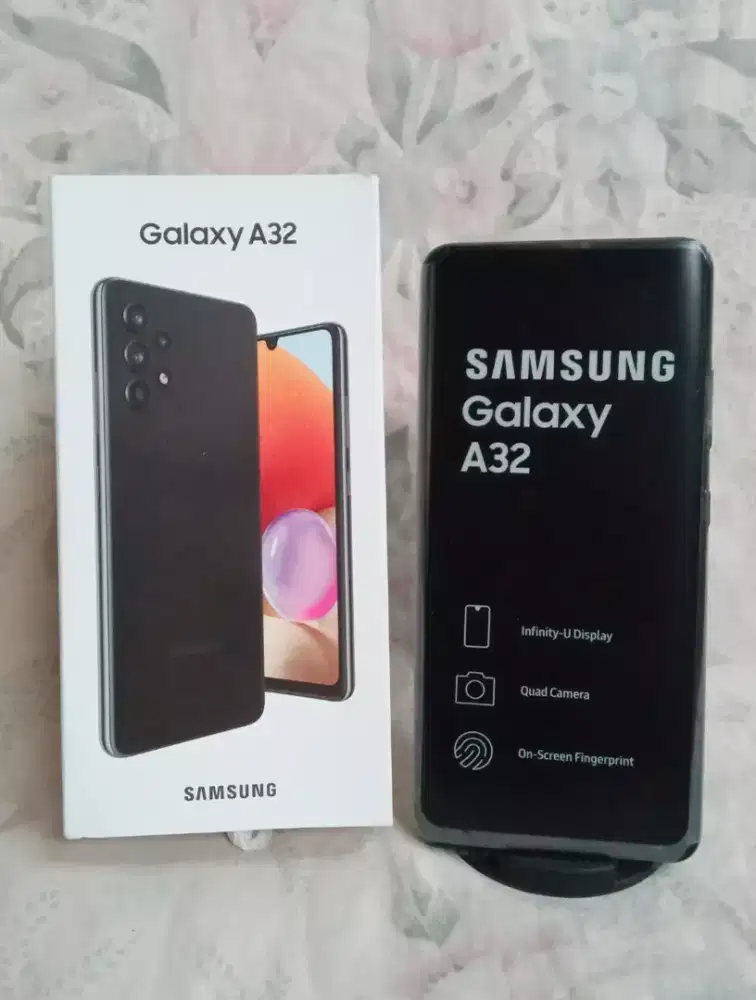 HP SAMSUNG Galaxy A32 RAM 6/128GB NFC (BNOB) Baterai 5000mAh,  Hitam