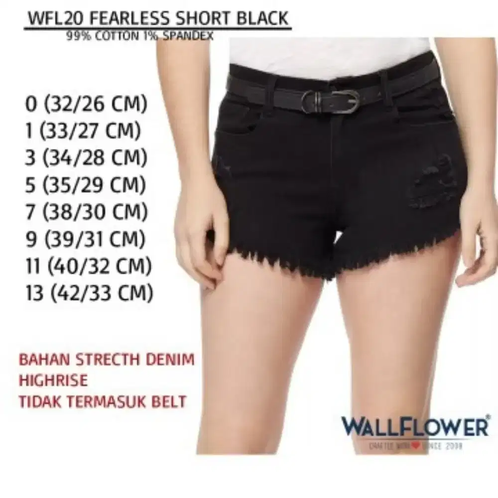 Celana Jeans Highrise Black WallFlower