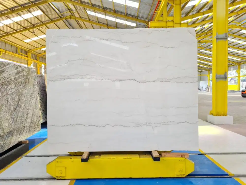 Marmer Athena White Palembang