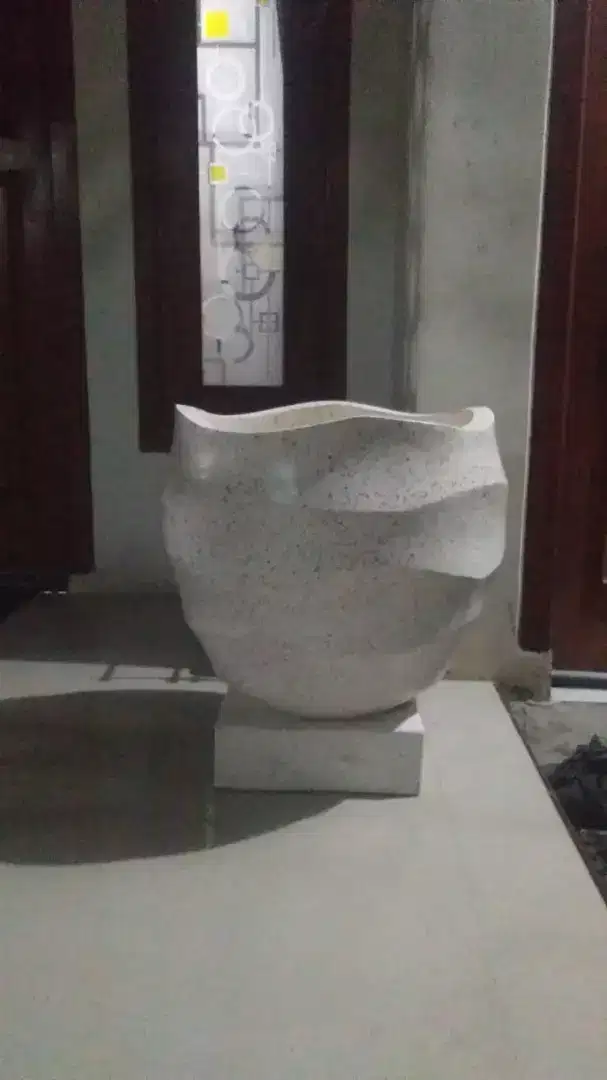 bak mandi dan pot teraso