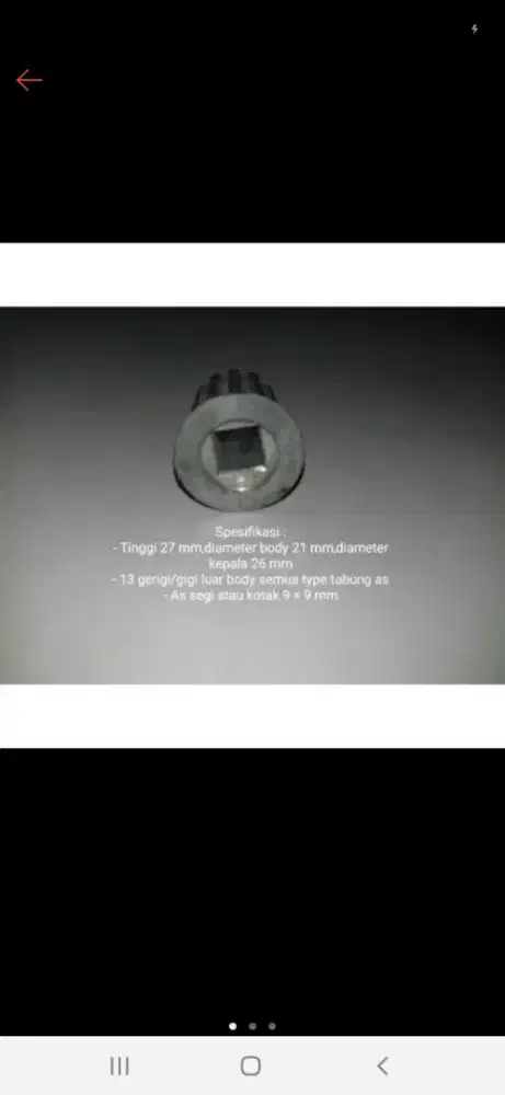 Gear Gir Gigi Gerigi Kotak As Pulsator Spare Part Mesin Cuci