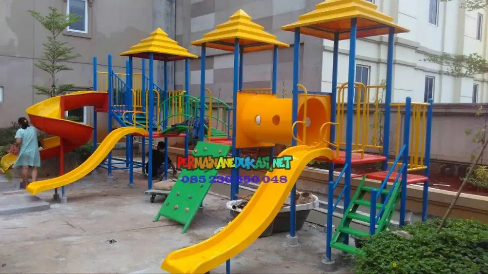 Playground outdoot taman fiberglass