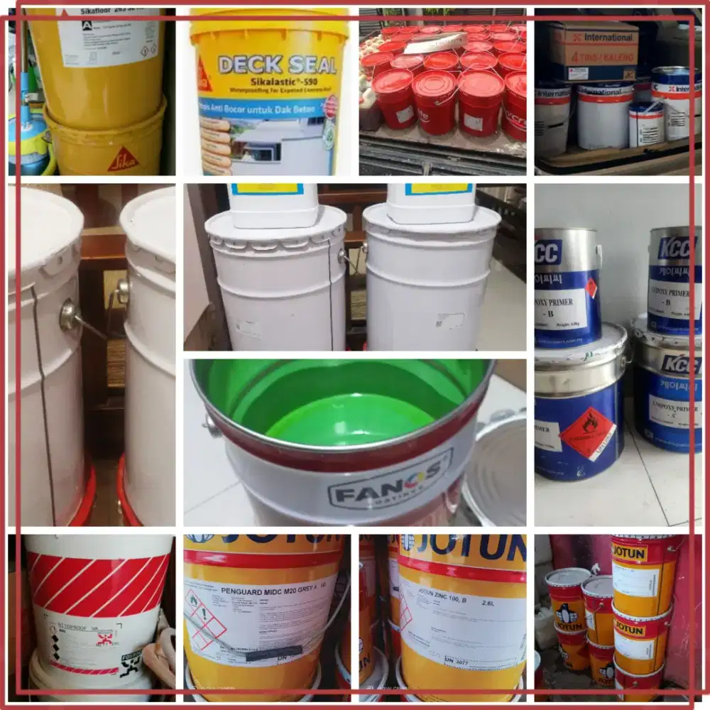 Jual Cat Epoxy tembok,line,atap Parkiran