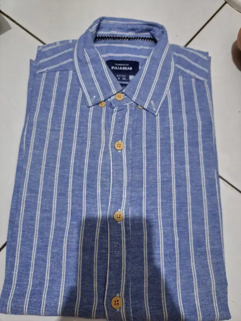 Kemeja Pull&Bear Original Lengan Panjang