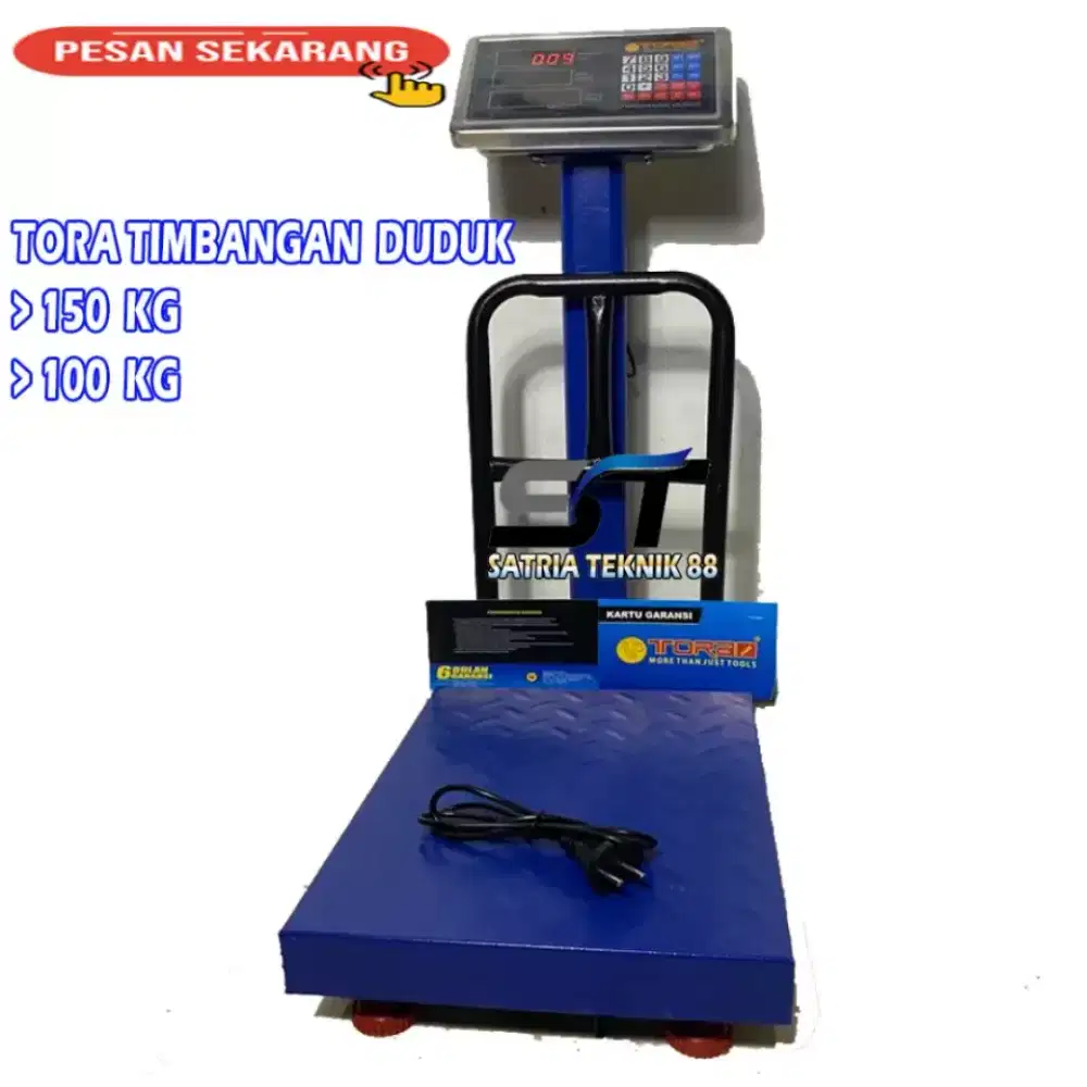 Timbangan Duduk Digital 100 kg 150 Kg dan 300 Kg Tiang NANKAI TORA