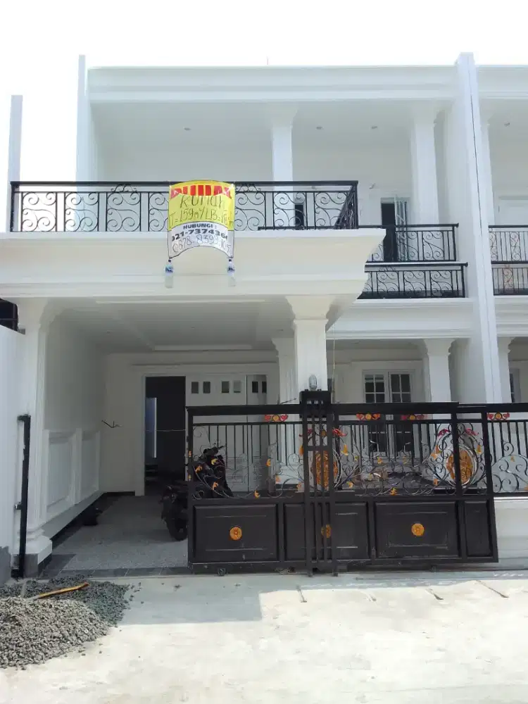 Dijual !! Rumah Baru Jl H Merin Meruya Selatan