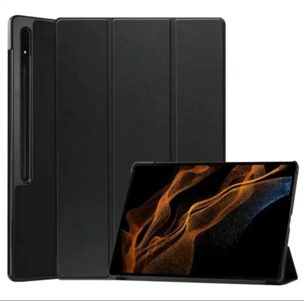 Flip Book Cover Magnetic Samsung Galaxy Tab S8 Ultra 14.6 inch Black