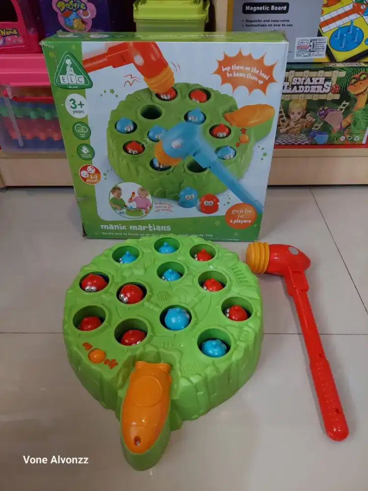 Mainan ELC manic martians palu paluan buat nangkep beli 319,000