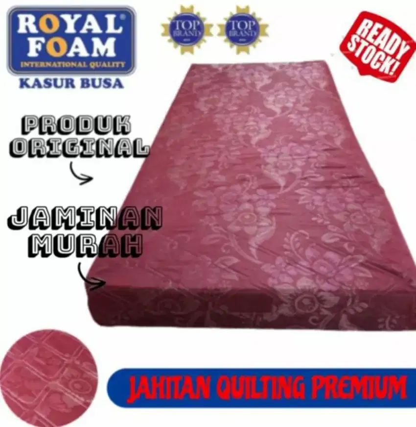 Royal Foam Kasur Busa Premium- INTERNATIONAL QUALITY - Cover Springbed