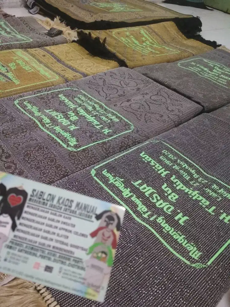 Sablon kaos, sablon baju sablon manual