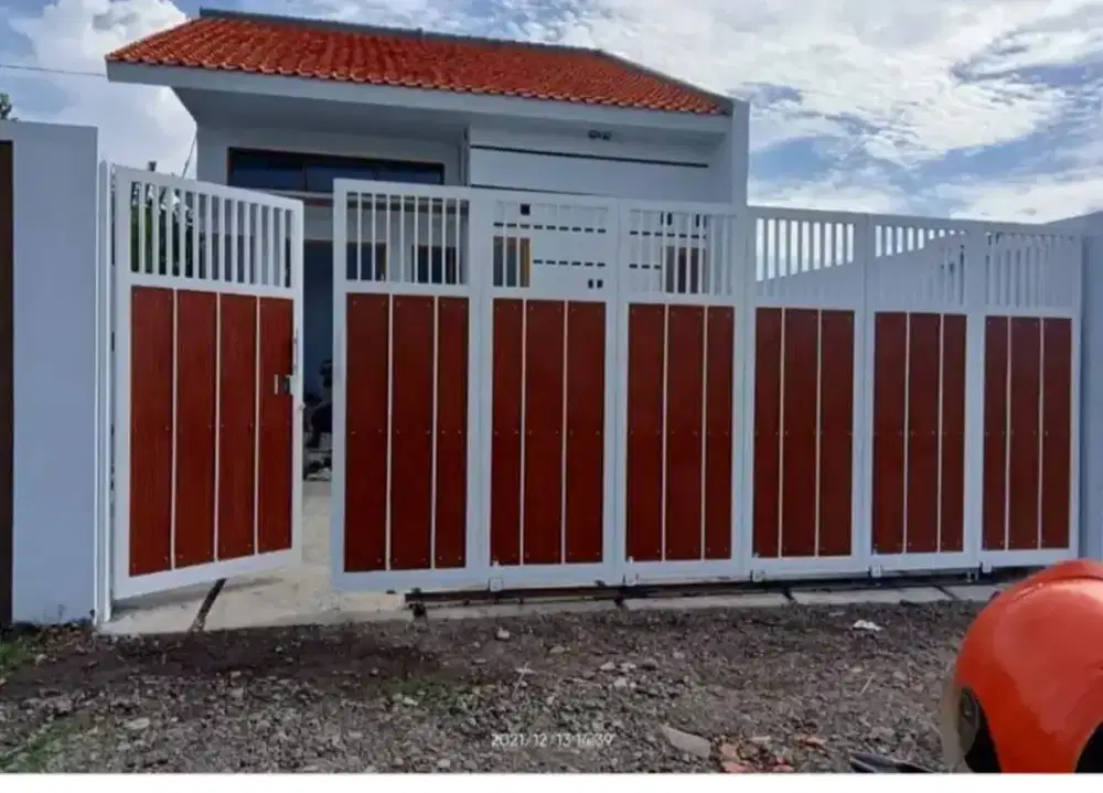 pagar lipat pintu tralis kanopi reling tangga pintu