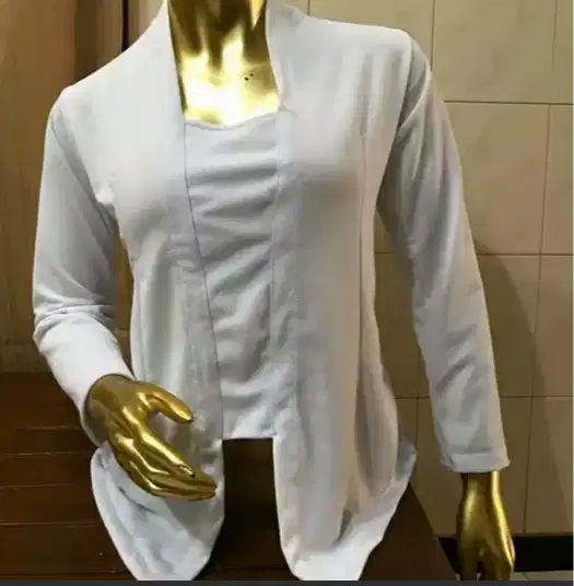 Kebaya Putih Polos Size S