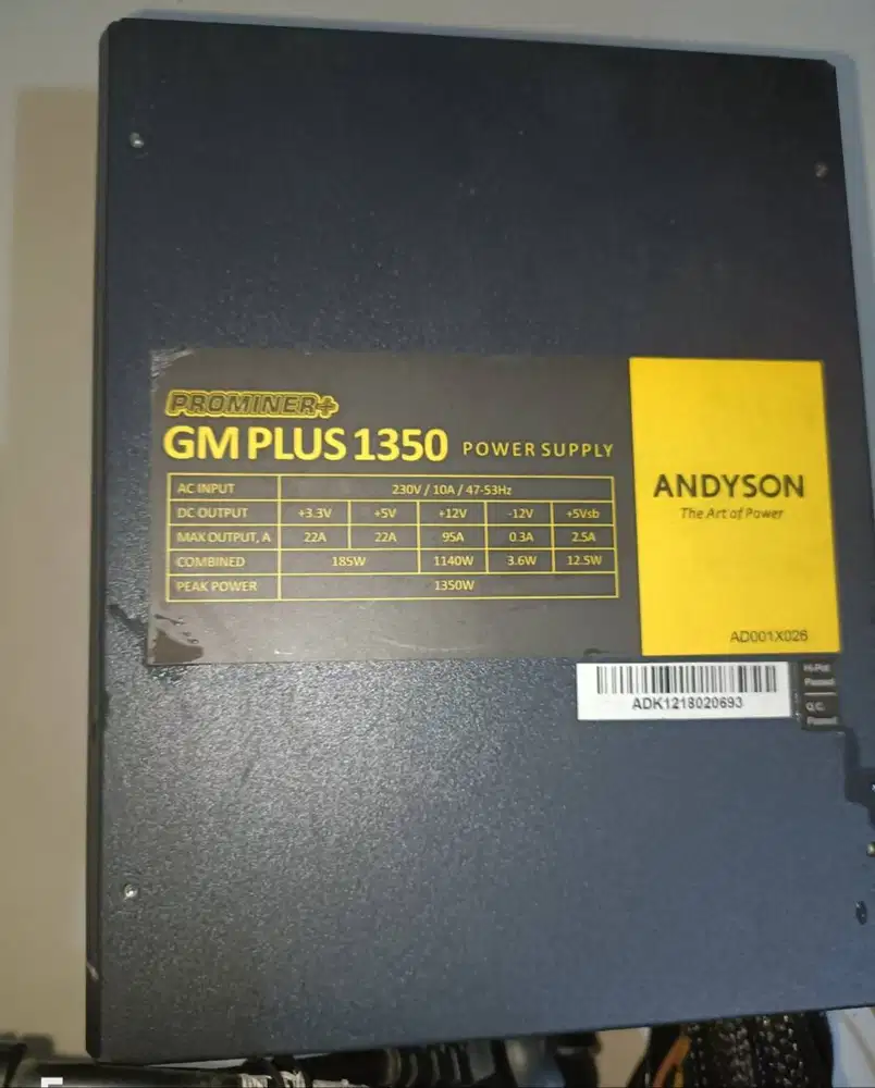 Power Supply Andyson GM Plus 1350 watt Prominer+