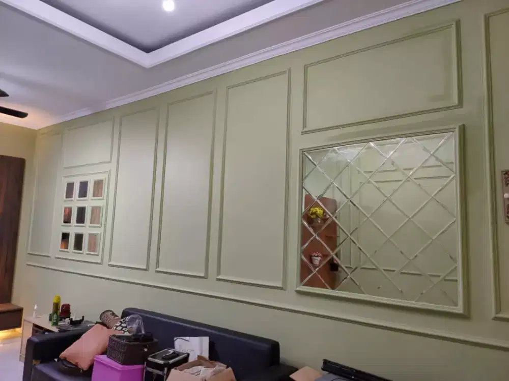 Wall Moulding Gypsum hiasan dinding list profil gypsum terpasang