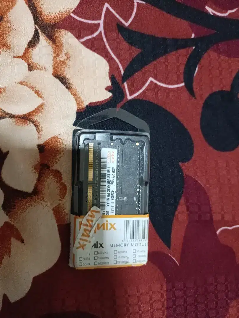 Ram sodim ddr3 4gb pc12800 merek hynix untuk laptop