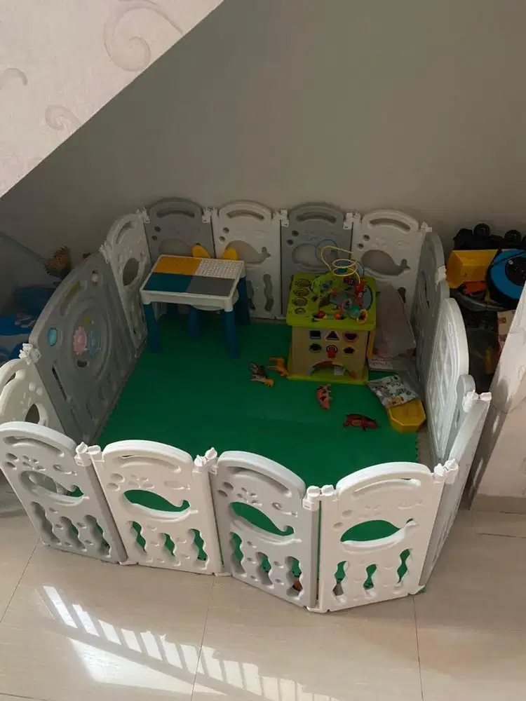Pagar Bermain Anak/Pagar Bayi/BabyFence Import Kokoh  V-Baby Care