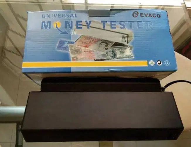 JUAL Lampu Cek Uang Palsu Money Detector Ultraviolet Evaco Model DL103