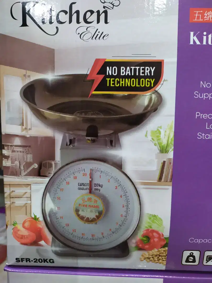 Timbangan Buah 20kg Five Rams Kitchen Scale