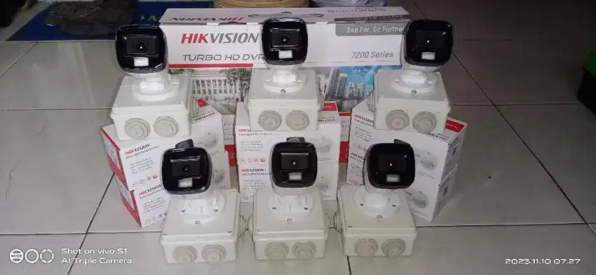 Paket cctv hikvision 8 kamera 2mp