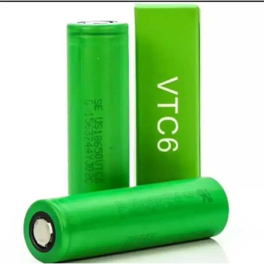 Baterai Sony VTC 6 3000mAh, 3,7V Recharger, harga per pcs