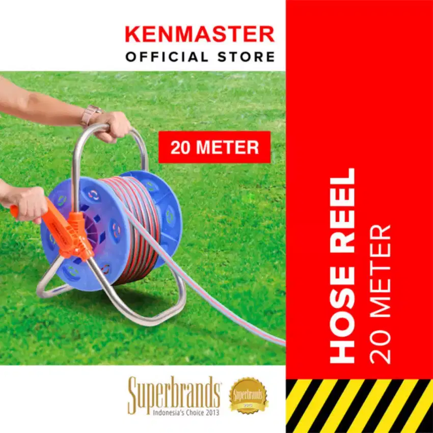 Gulungan Selang Air Tanpa Roda Hose Reel 20 40 M Meter KENMASTER bayi