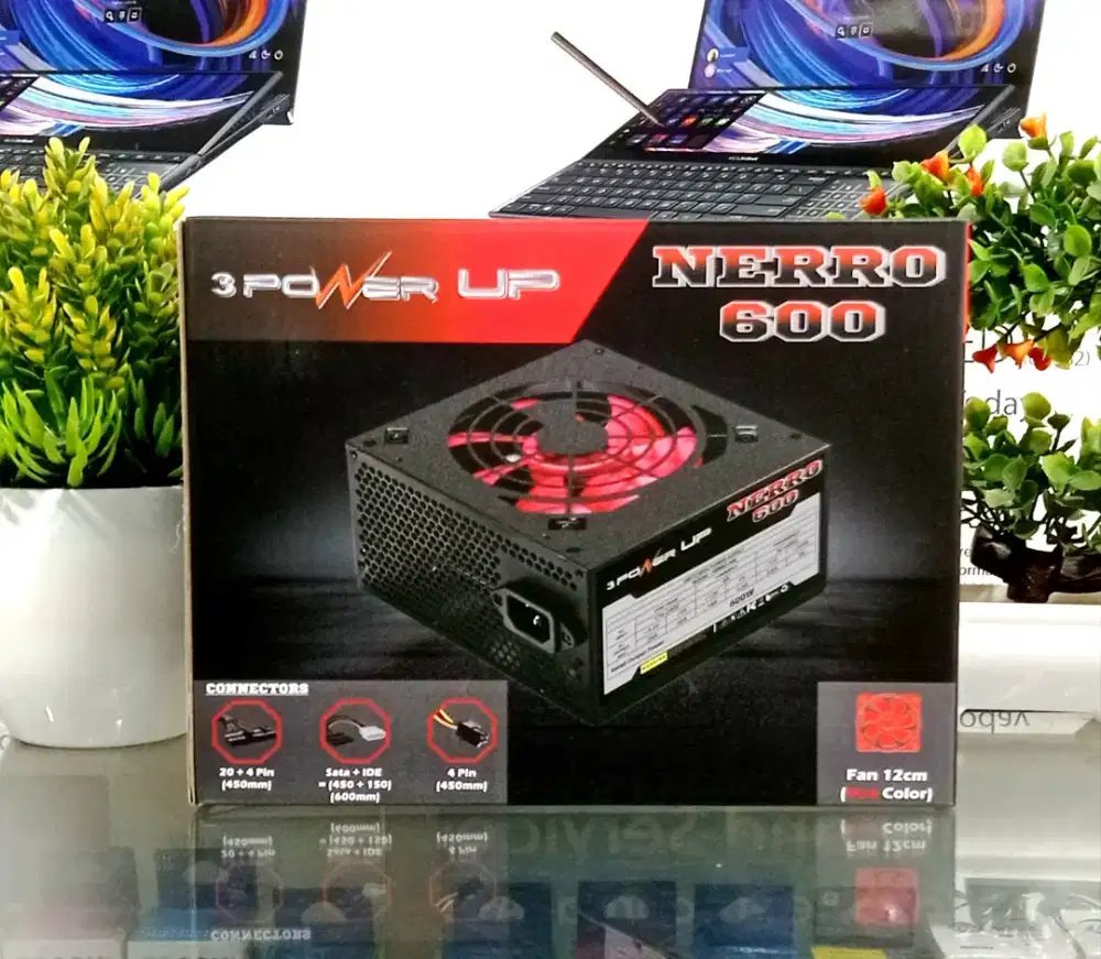 Power Supply  Gaming Power Up Nerro 500W. mediaLand