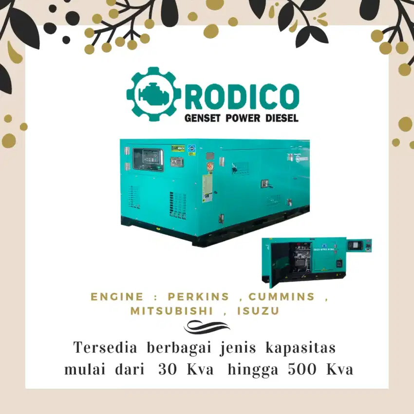 Genset Diesel 30 Kva