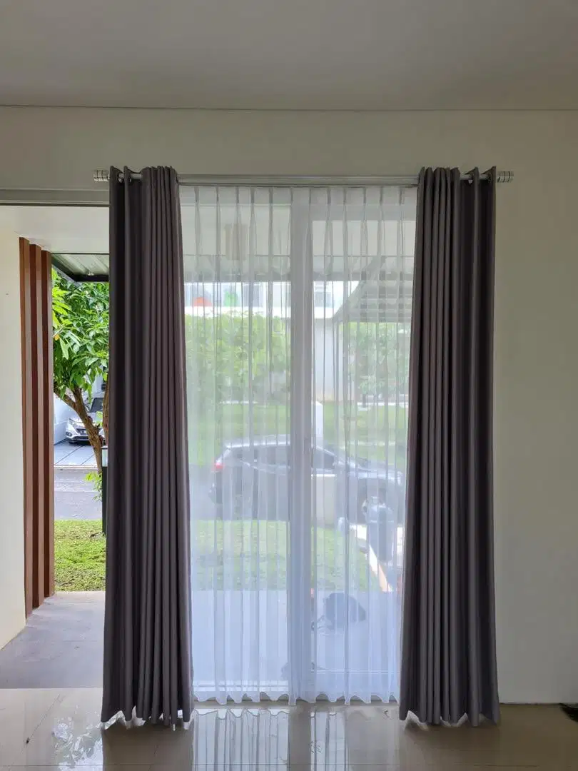 Window curtain Blackout, bahan local, blind, roman shade dll NEW