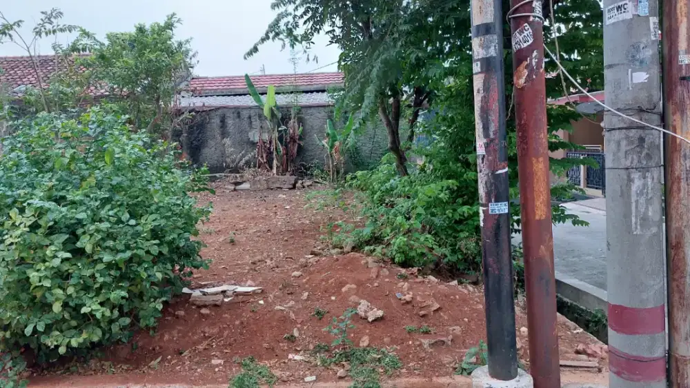 Tanah dijual posisi Hook, LT. 71M2. Nanggewer, Cibinong