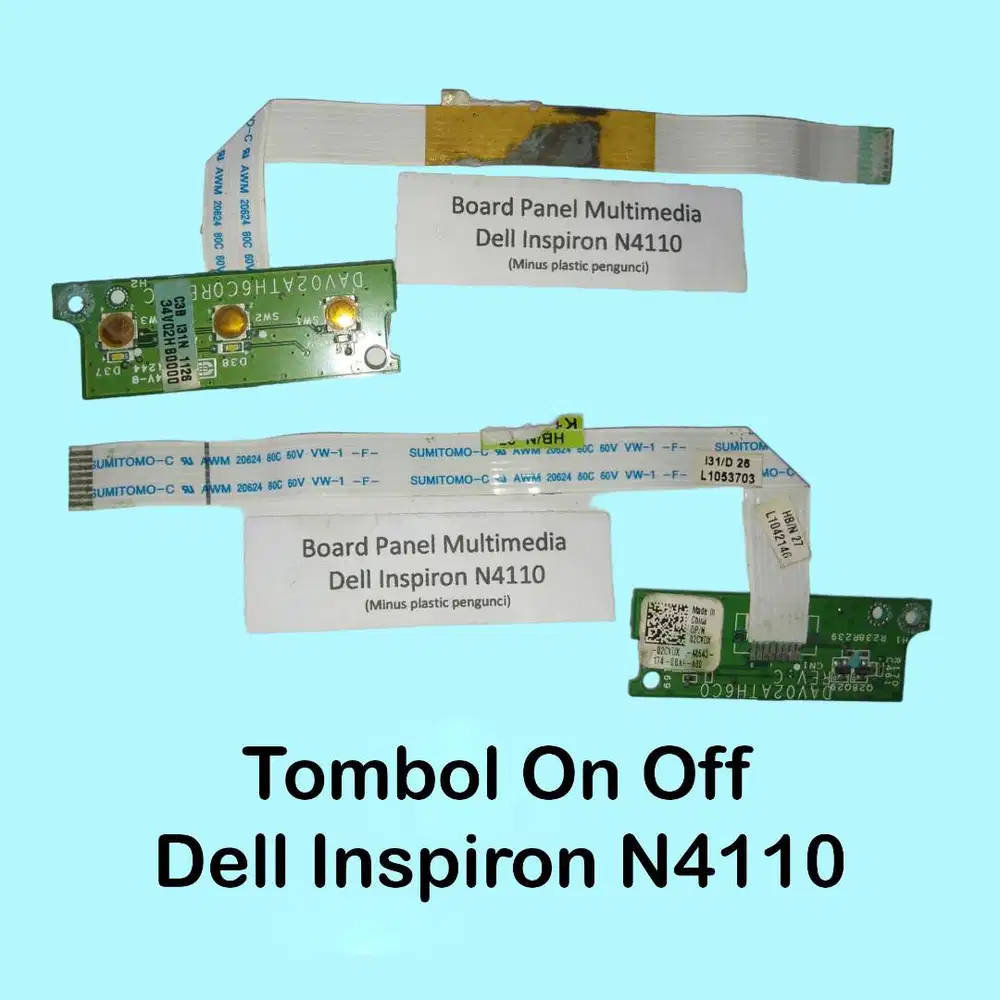 Tombol Power On Off Dell Inpiron N4110