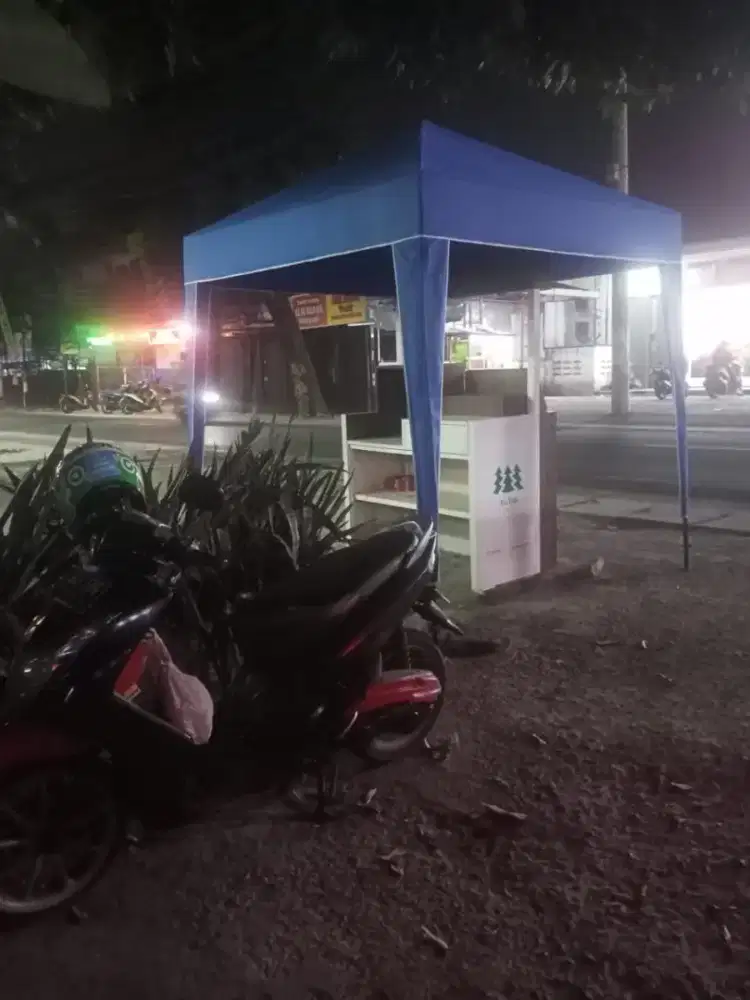 Menyediakan tenda stand cafe jualan