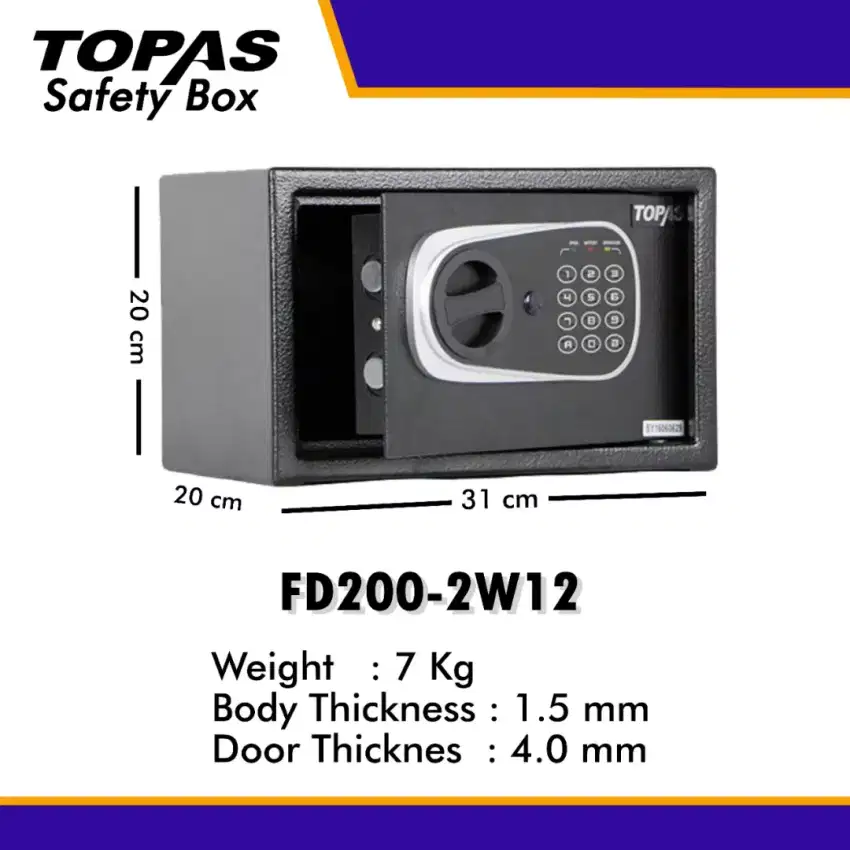 Deposit box Topas FD200 - 2W12