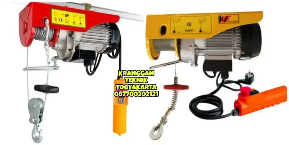 (KRANGGAN TEKNIK)aneka hoist katrol elektrik tekel listrik