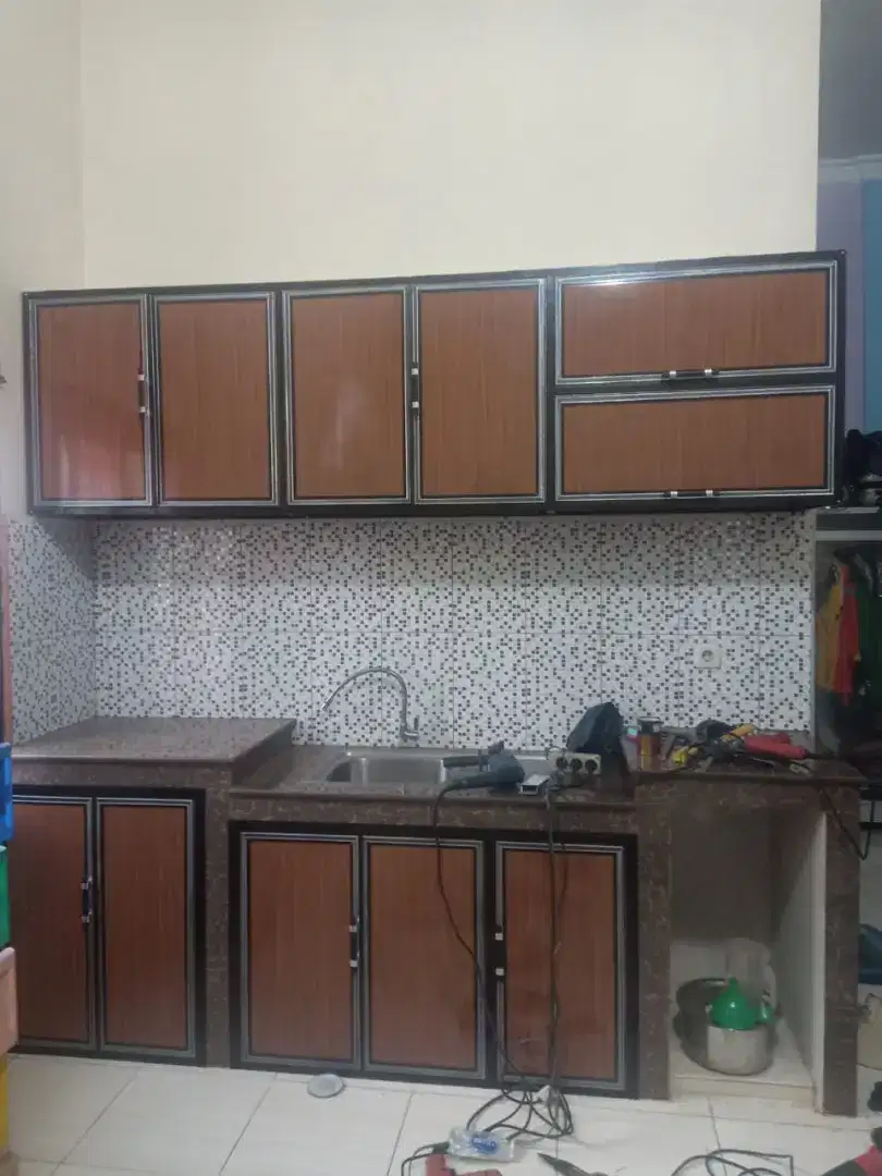 KITCHEN SET ALUMINIUM MURAH