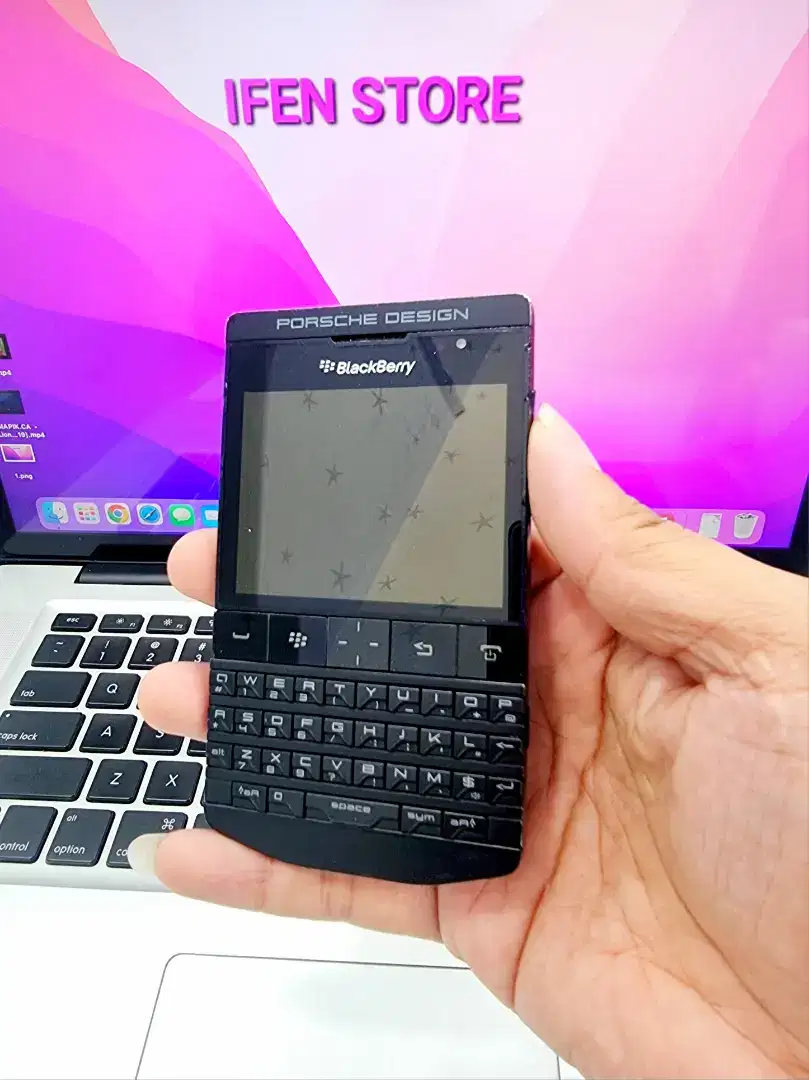 BLACKBERRY PORSCHE DESIGN P9981 BLACK LIMITED ( MULUS NORMAL )